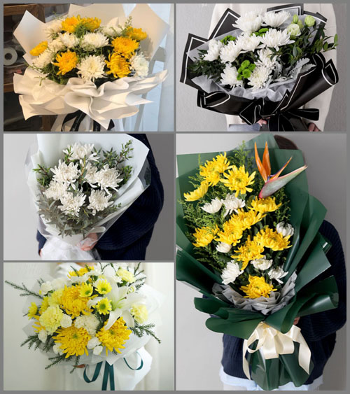 湖北襄阳市襄州区石桥镇上坡村白事花束代送